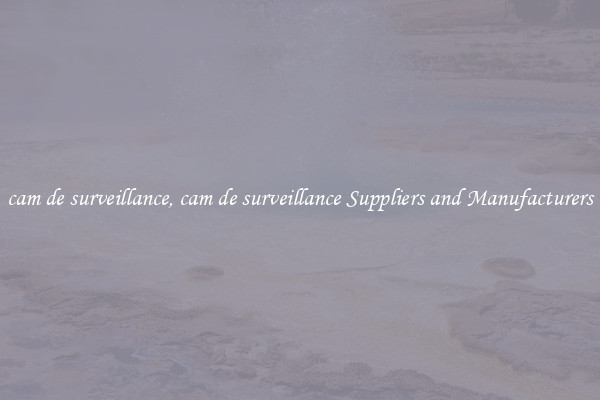 cam de surveillance, cam de surveillance Suppliers and Manufacturers