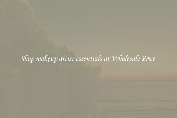Shop makeup artist essentials at Wholesale Price 
