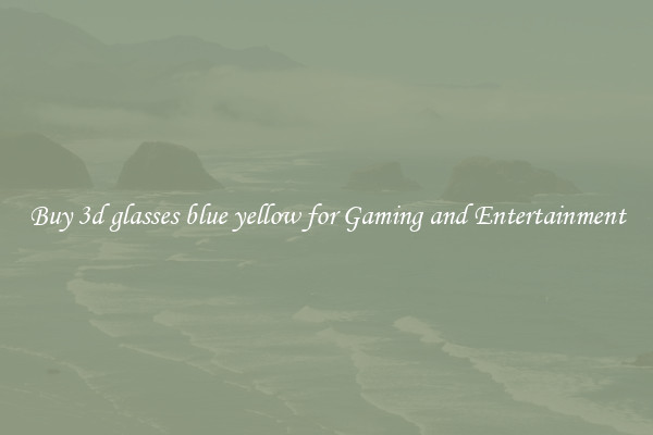 Buy 3d glasses blue yellow for Gaming and Entertainment